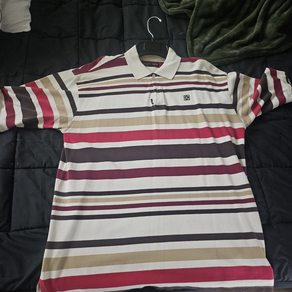 Striped Polo Shirt - Multicolor